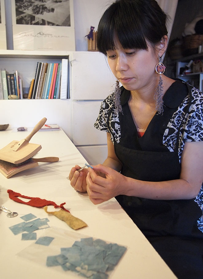 Harumi, pliage du tissu Harumi